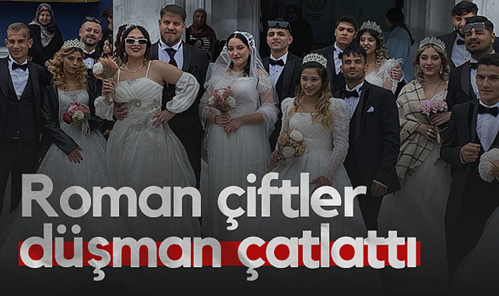 Canik’te 15 Roman Çift Toplu Nikahla Evlendi