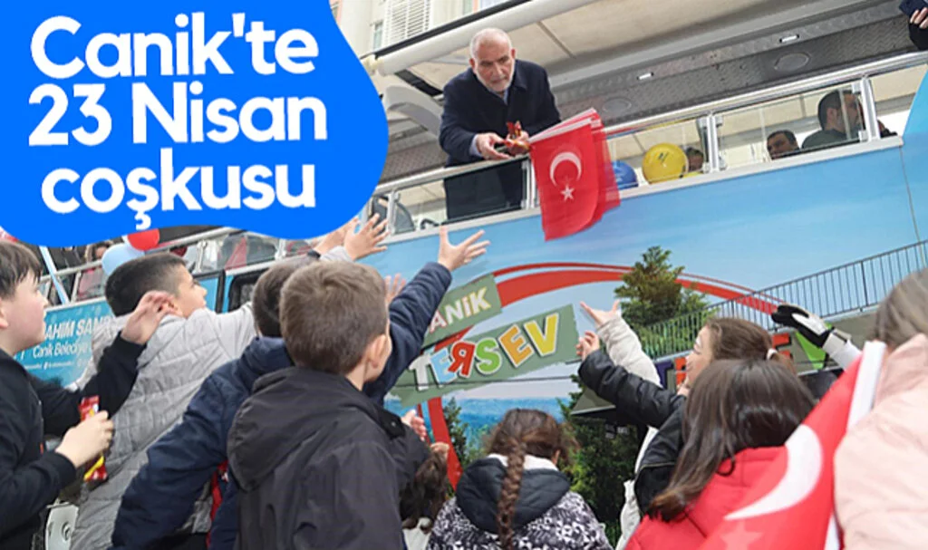 Canik’te 23 Nisan Renkli Görüntülerle Kutlandı