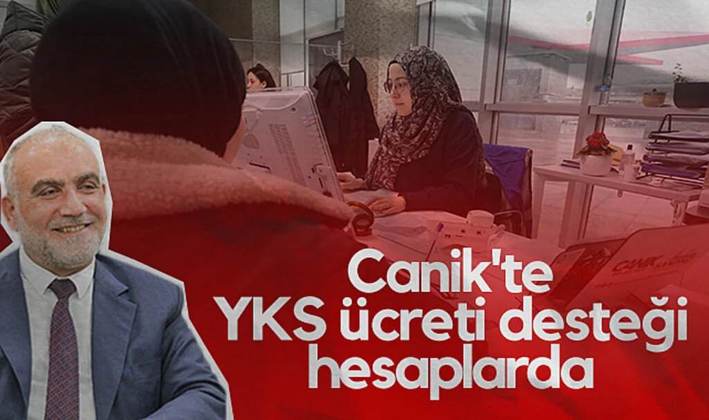 Canik'te YKS Ücreti Desteği Hesaplarda