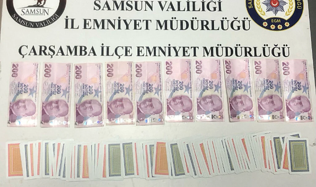 Çarşamba’da Kumar Operasyonu: 36 Bin TL Ceza