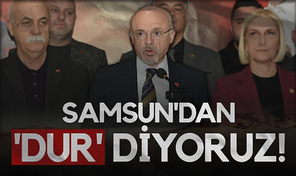 CHP İl Başkanı Mehmet Özdağ'dan Miting Daveti: Samsun'dan Dur Diyoruz!