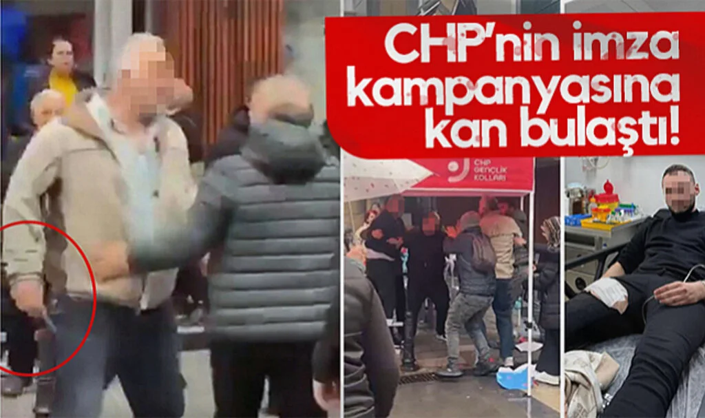CHP’nin İmza Kampanyasına Kan Bulaştı!