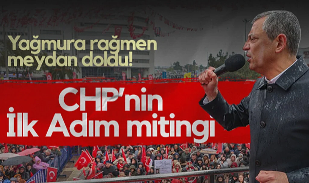 CHP'nin Samsun'da İlk Adım Mitingi