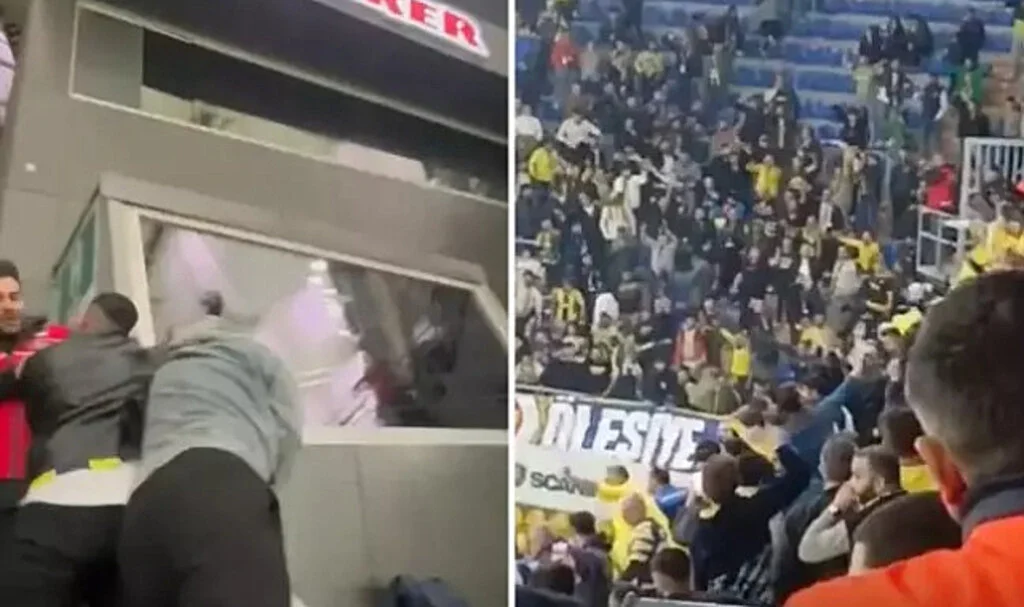 Fenerbahçe Berabere Kaldı Tribünler Gerildi! DJ Kabinine Saldırdılar...