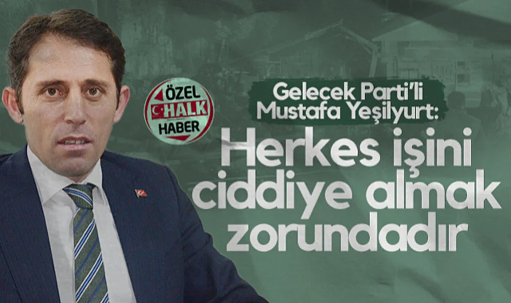 Gelecek Parti'li Mustafa Yeşilyurt'tan Samsun'daki Heyelan Sonrası Açıklama: Herkes İşini Ciddiye Almak Zorundadır