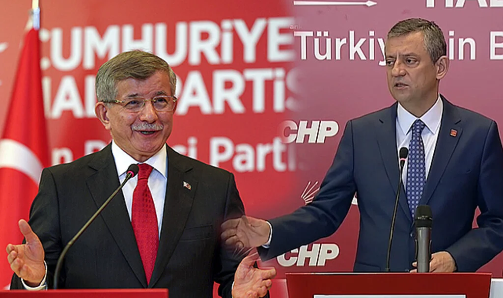 Gelecek Partisi Genel Başkanı Ahmet Davutoğlu'ndan CHP Lideri Özgür Özel'e Ziyaret