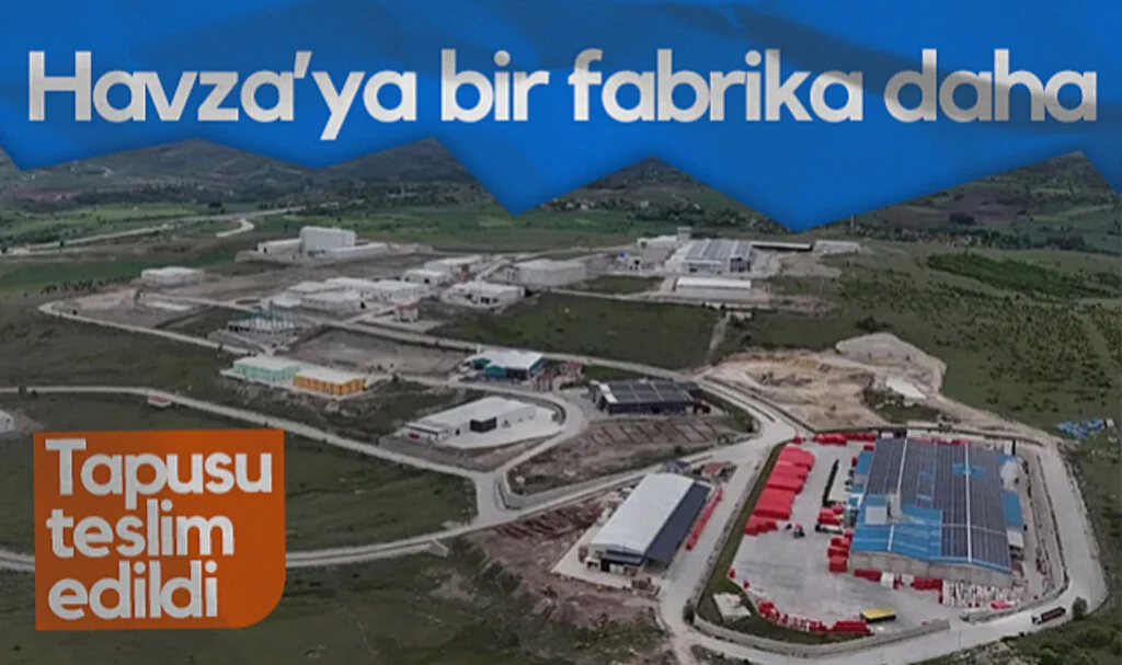 Havza’ya Bir Fabrika Daha! Tapusu Teslim Edildi...