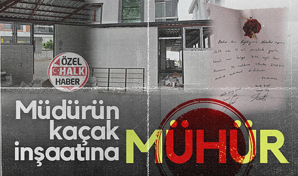 İlkadım Belediyesi Özel Kalem Müdürünün Kaçak Yapısını Atakum Belediyesi Mühürledi