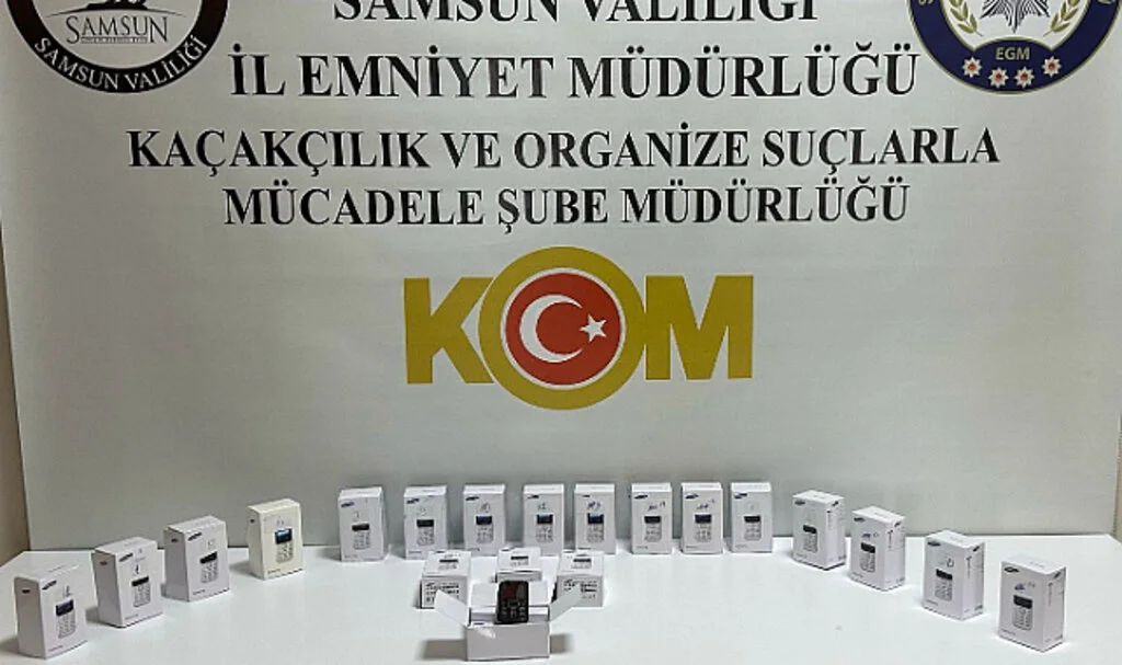İlkadım’da 20 Kaçak Cep Telefonu Ele Geçirildi