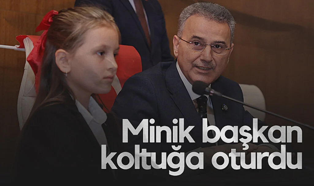 İlkadım'da Minik Başkan Koltuğa Oturdu