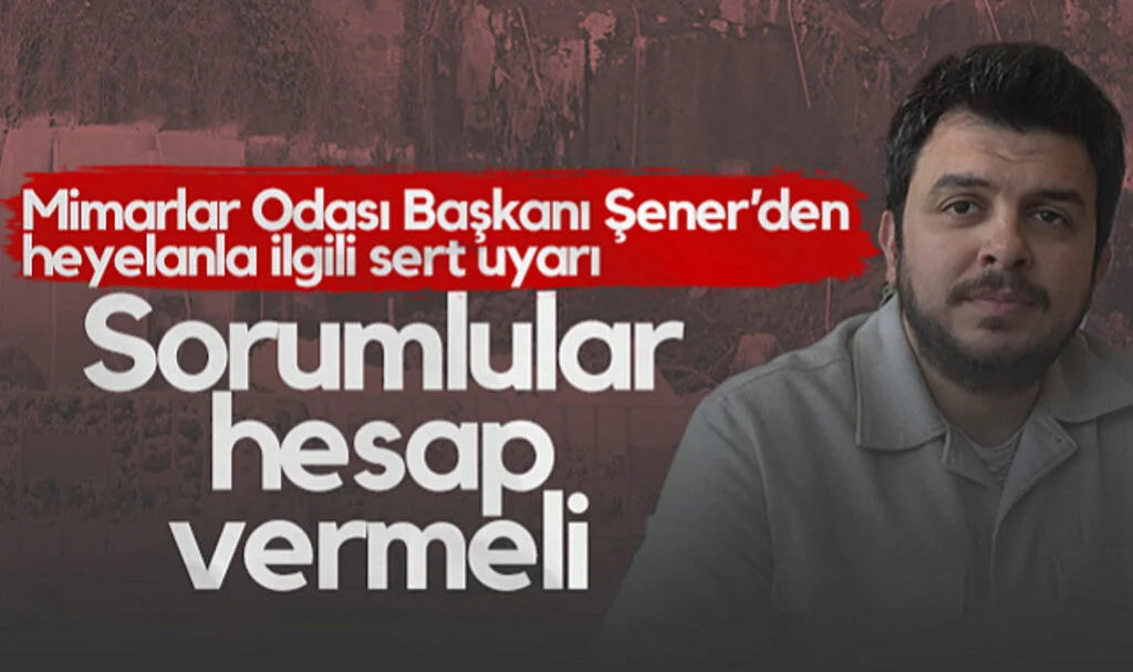 Mimarlar Odası Başkanı Burak Şener’den Canik’teki Heyelanla İlgili Sert Uyarı: Bu Bir İhmaldir Sorumlular Hesap Vermeli