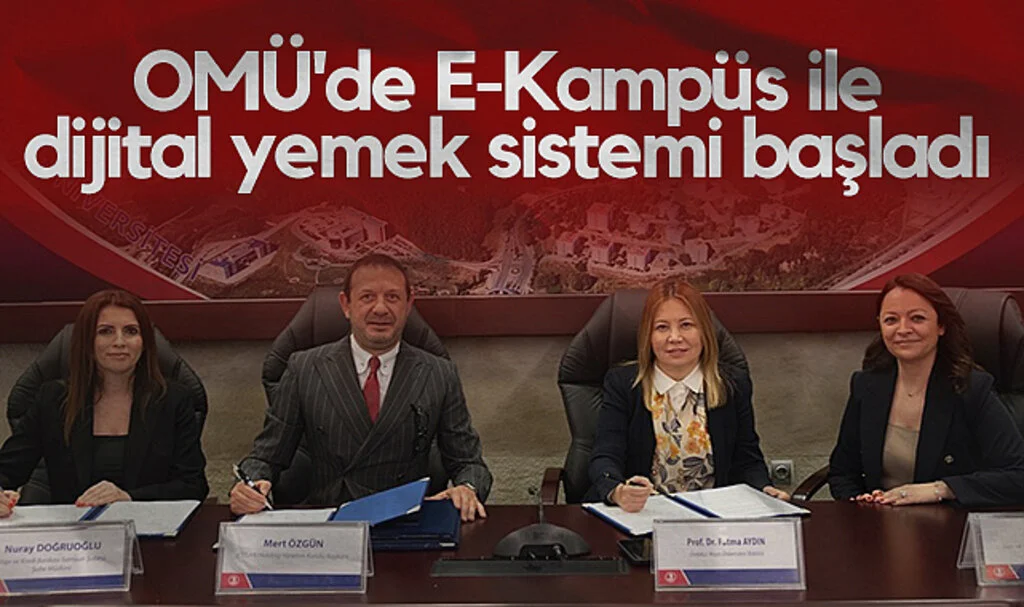 OMÜ'de E-Kampüs ile Dijital Yemek Sistemi Başladı
