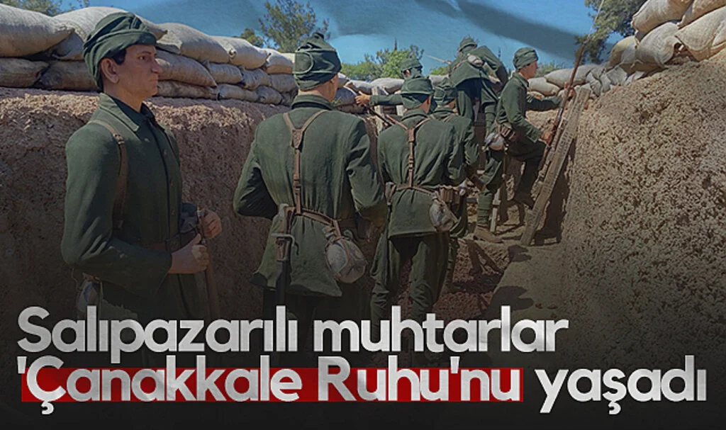 Salıpazarılı Muhtarlar 'Çanakkale Ruhu'nu Yaşadı