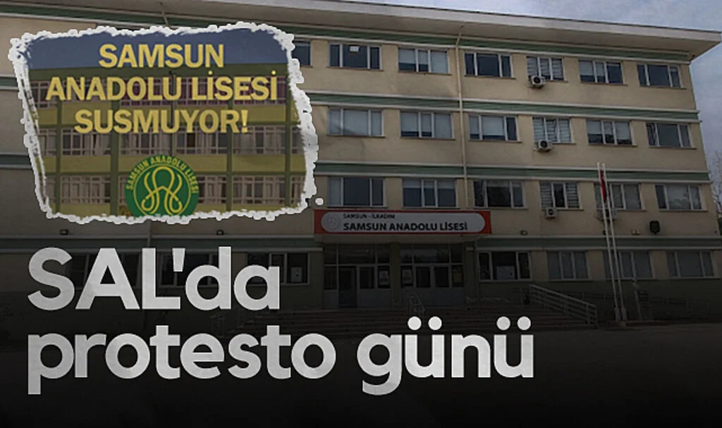 Samsun Anadolu Lisesi'nde Protesto Günü