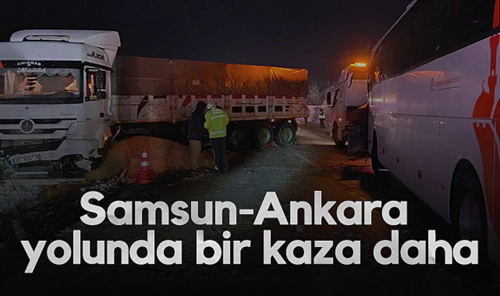Samsun-Ankara Yolunda Bir Kaza Daha: 5 Kişi Yaralandı