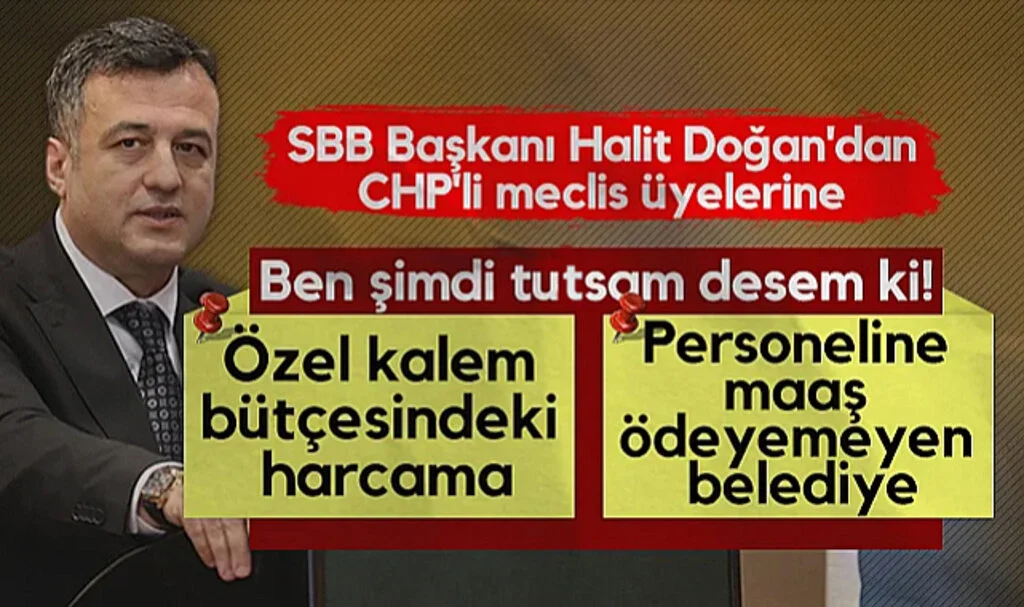 Samsun Büyükşehir Belediye Başkanı Halit Doğan'dan CHP'li Meclis Üyelerine: Ben Şimdi Tutsam Desem ki! Özel Kalem Bütçesindeki Harcama, Personeline Maaş Ödeyemeyen Belediye