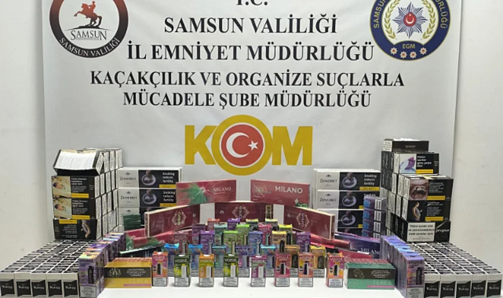 Samsun’da 11 Bin 600 Makaron Ele Geçirildi