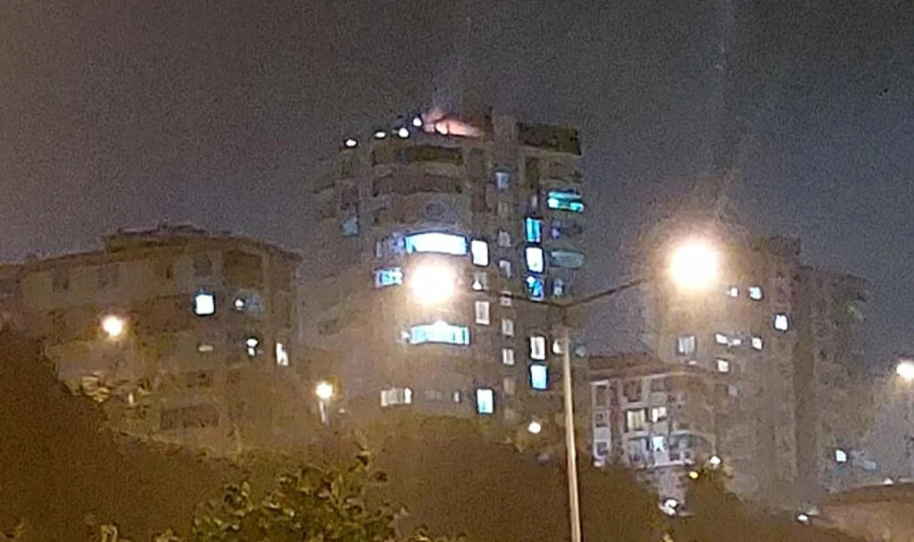 Samsun’da 12. Katta Çıkan Yangın Korkuttu