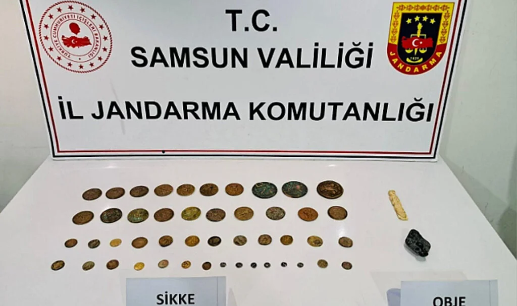 Samsun'da 47 Adet Sikke Ele Geçirildi