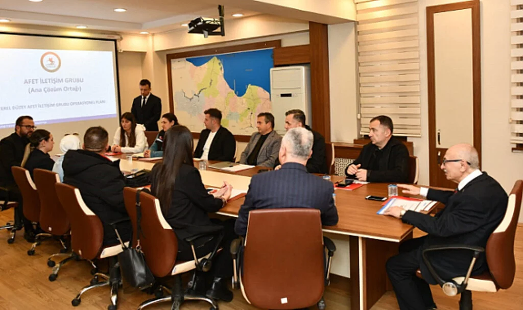 Samsun’da Afet Müdahale Planı Toplantısı Yapıldı
