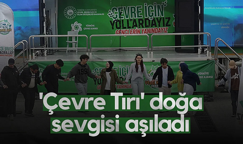 Samsun'da Çevre Tırı Doğa Sevgisi Aşıladı 