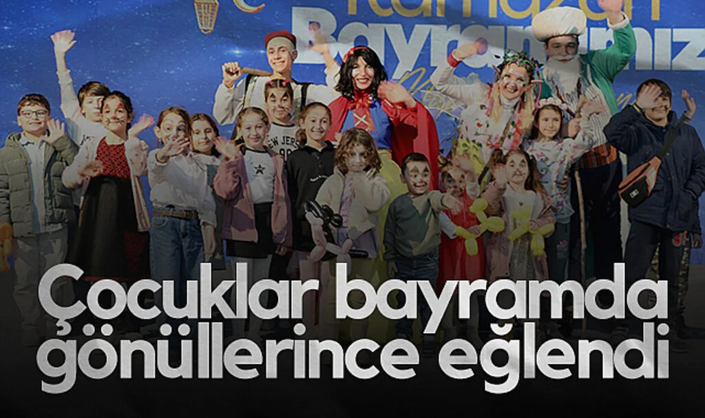 Samsun'da Çocuklar Ramazan Sokağı'nda Gönüllerince Eğlendi