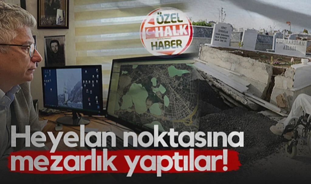 Samsun'da Derecik Mezarlığını Heyelan Noktasına Yaptılar!