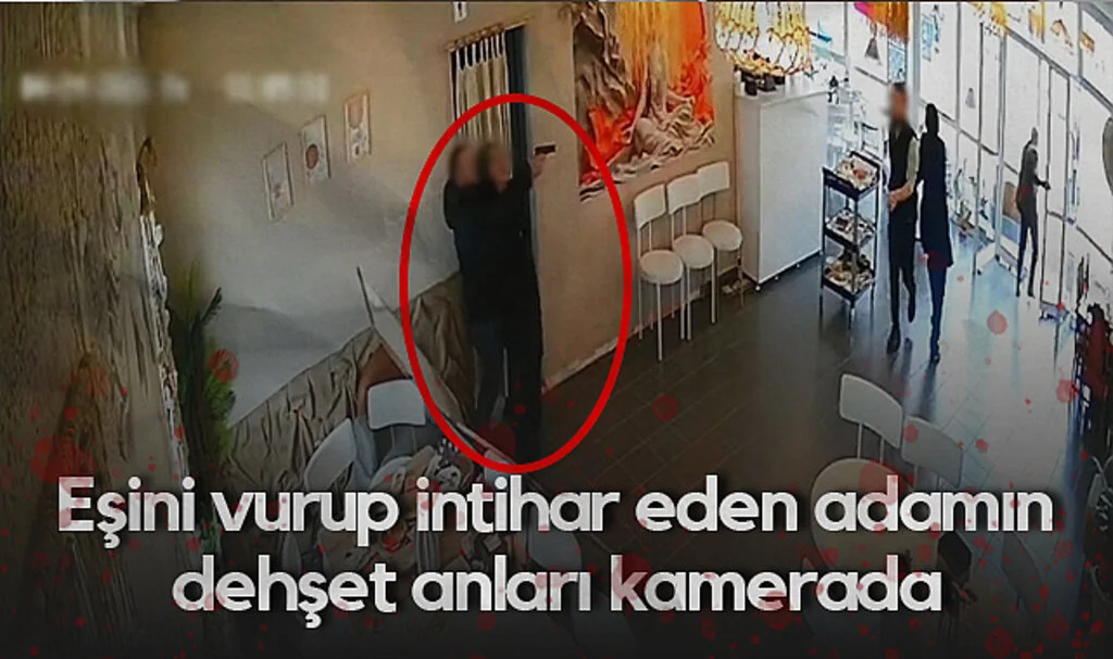 Samsun'da Eşini Vurup İntihar Eden Adamın Dehşet Anları Kamerada