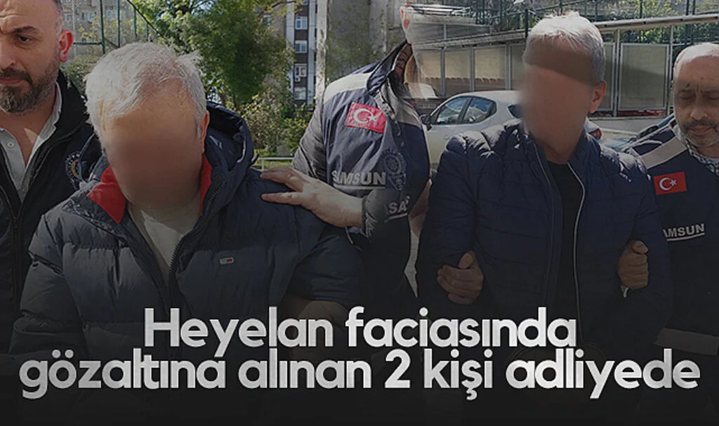 Samsun'da Heyelan Faciasında Gözaltına Alınan 2 Kişi Adliyede