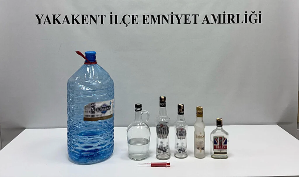 Samsun’da Kaçak İçki Operasyonu: 1 Gözaltı