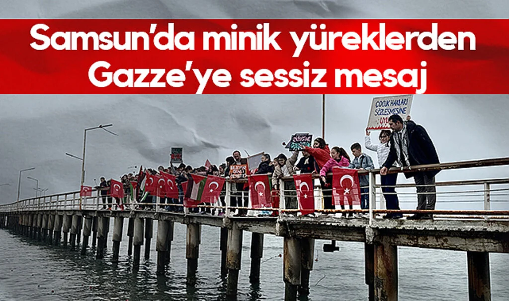 Samsun’da Minik Yüreklerden Gazze’ye Sessiz Mesaj