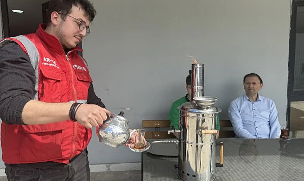 Samsun’da Pelet Yakıtlı Semaver Dönemi Başladı