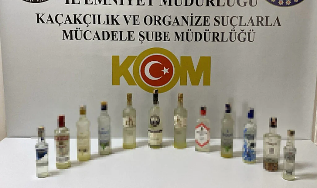 Samsun’da Sahte İçki Baskını: 1 Şüpheli Yakalandı
