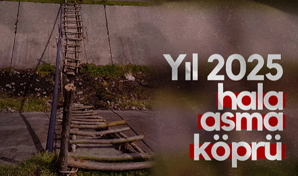 Samsun'da Su Kanalı Geçit Vermiyor, Mahalleli Kendi Köprüsünü Yapıyor