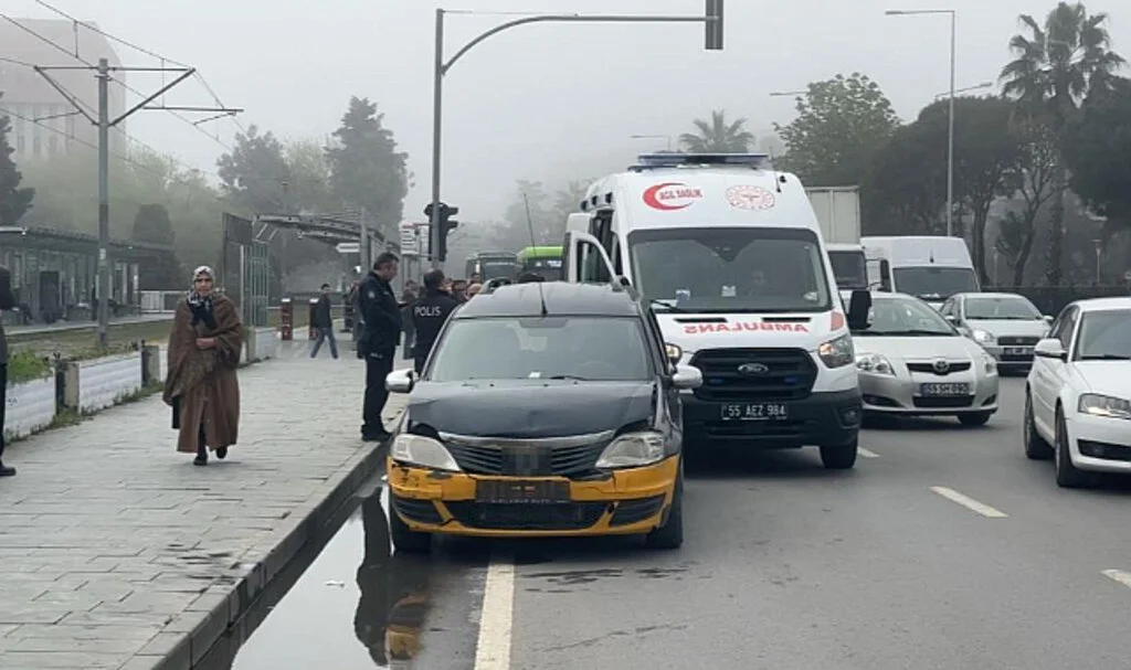 Samsun’da Trafik Kazası: 2 Kişi Yaralandı