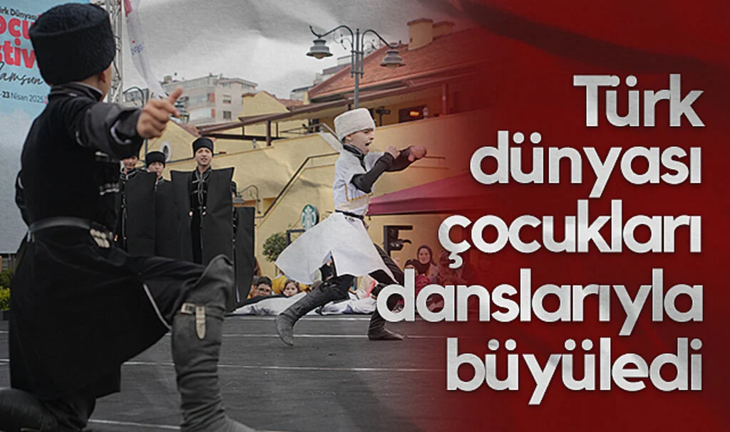 Samsun'da Türk Dünyası Çocuklarından Dans Şöleni