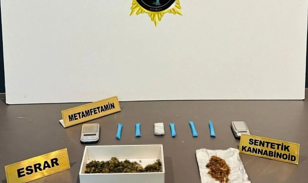 Samsun’da Uyuşturucu Operasyonu: 3 Gözaltı