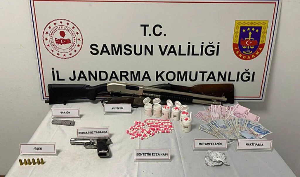 Samsun’da Uyuşturucu Operasyonu: 5 Gözaltı