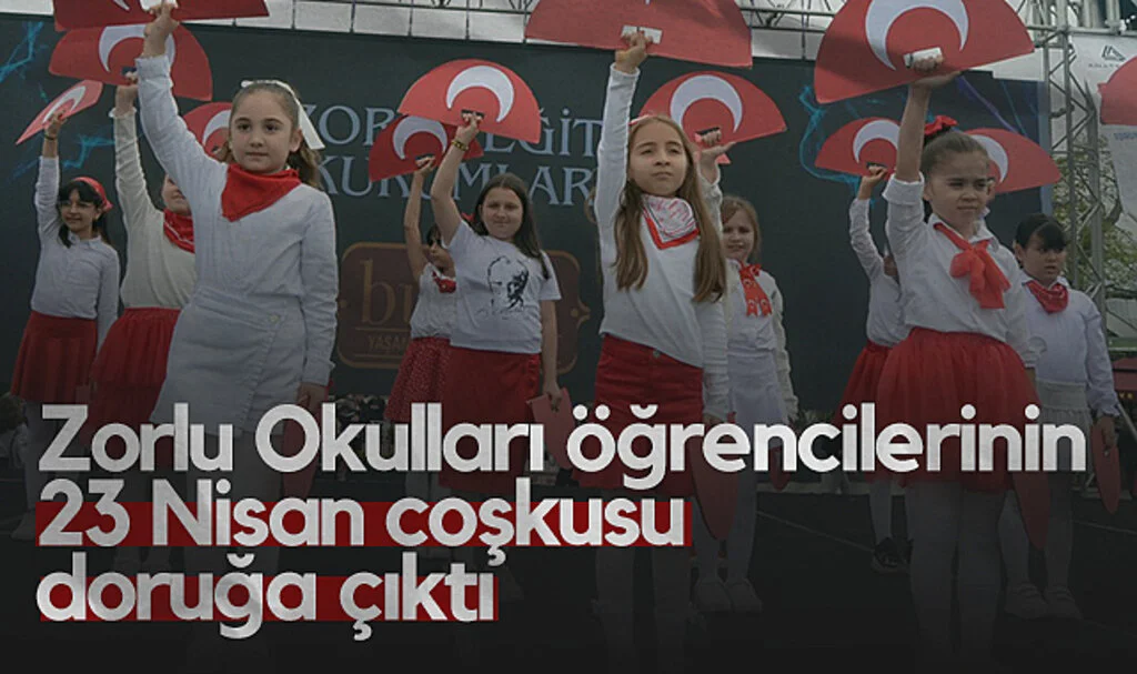 Samsun'da Zorlu Okulları Öğrencilerinin 23 Nisan Coşkusu Doruğa Çıktı