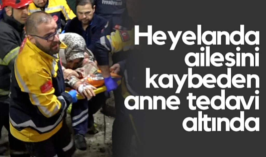 Samsun’daki Heyelanda Ailesini Kaybeden Anne Tedavi Altında
