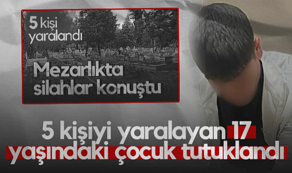 Samsun'daki Mezarlık Dehşetinde 5 Kişiyi Yaralayan Çocuk Tutuklandı
