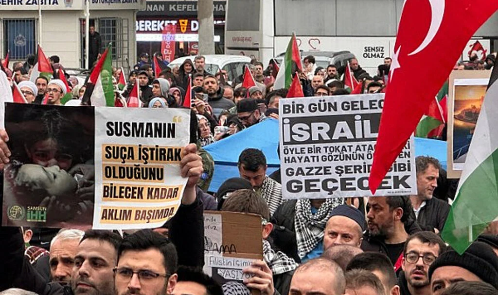Samsun’dan Gazze’ye Destek Mesajı