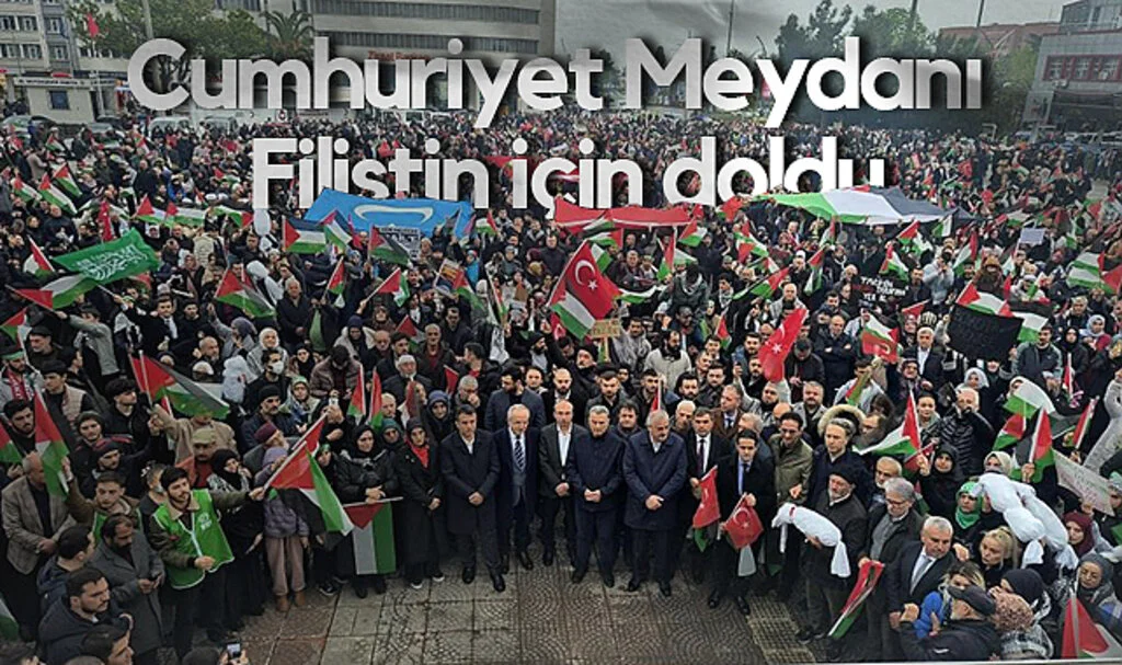 Samsun’dan Gazze’ye Destek Yağmuru