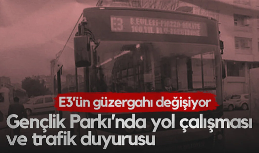 Samsun Gençlik Parkı’nda Yol Çalışması ve Trafik Duyurusu! E3 Hattının Güzergahı Değişiyor...
