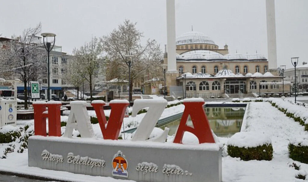 Samsun Havza’da Kar Etkisini Artırdı