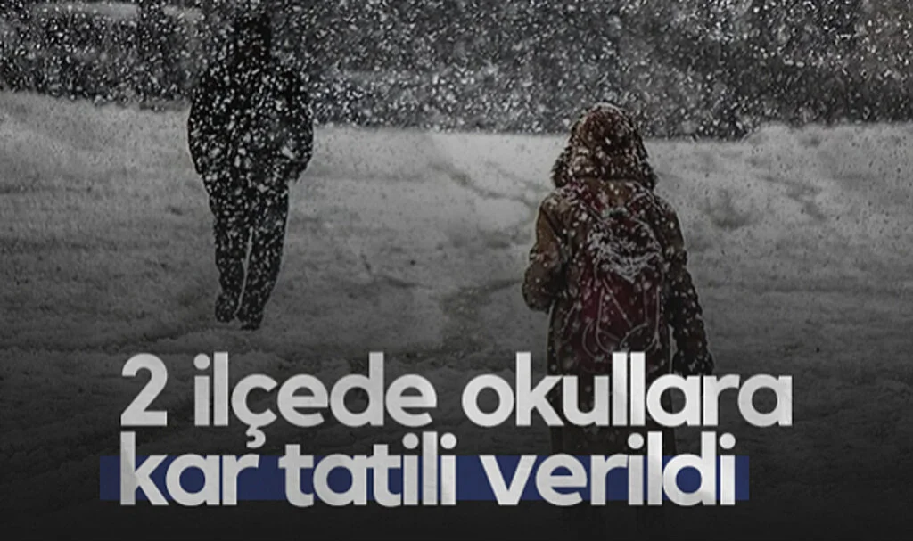 Samsun'un İki İlçesinde Okullara Kar Tatili Verildi