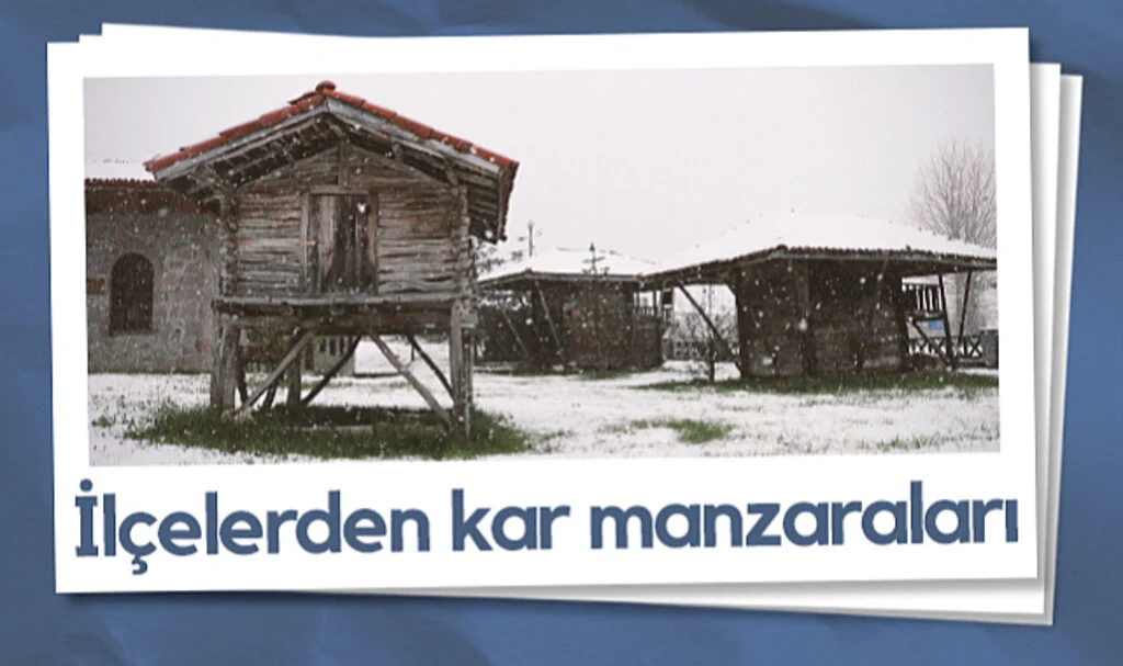 Samsun'un İlçelerinde Kar Etkili Oldu! 