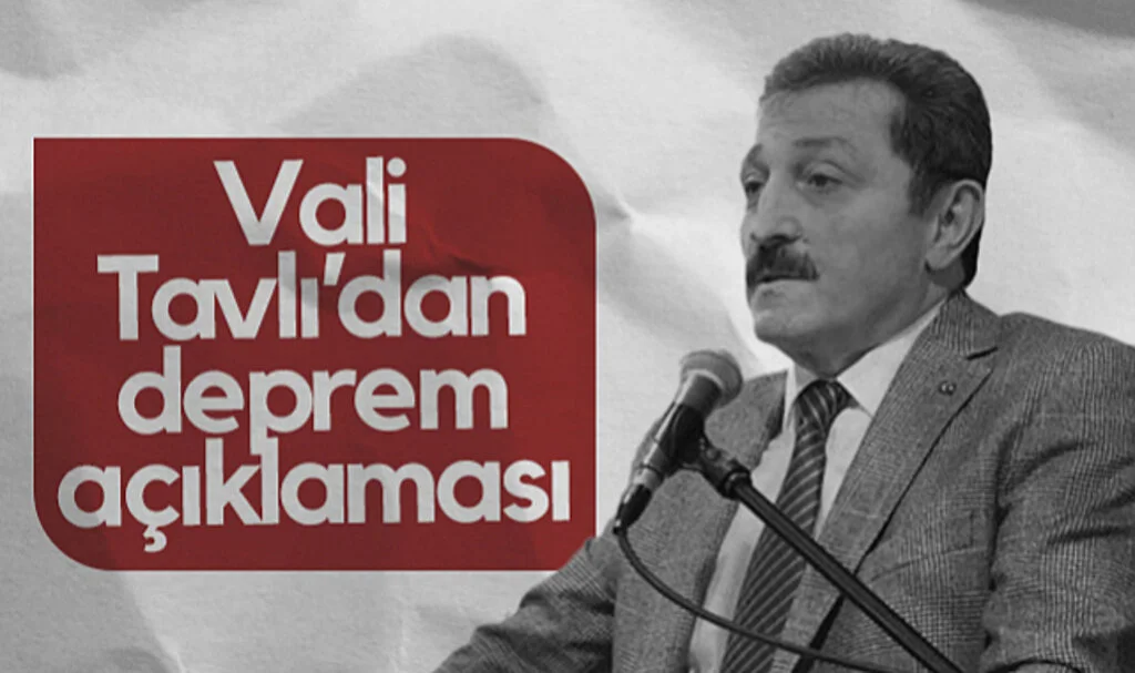 Samsun Valisi Tavlı’dan Deprem Açıklaması: AFAD ve Jandarma Sahada