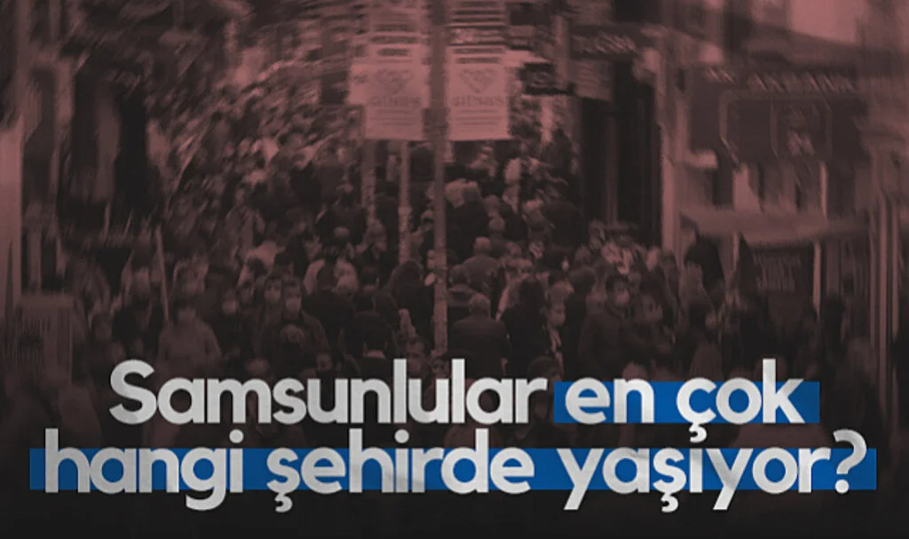 Samsunlular En Çok Hangi Şehirde Yaşıyor?