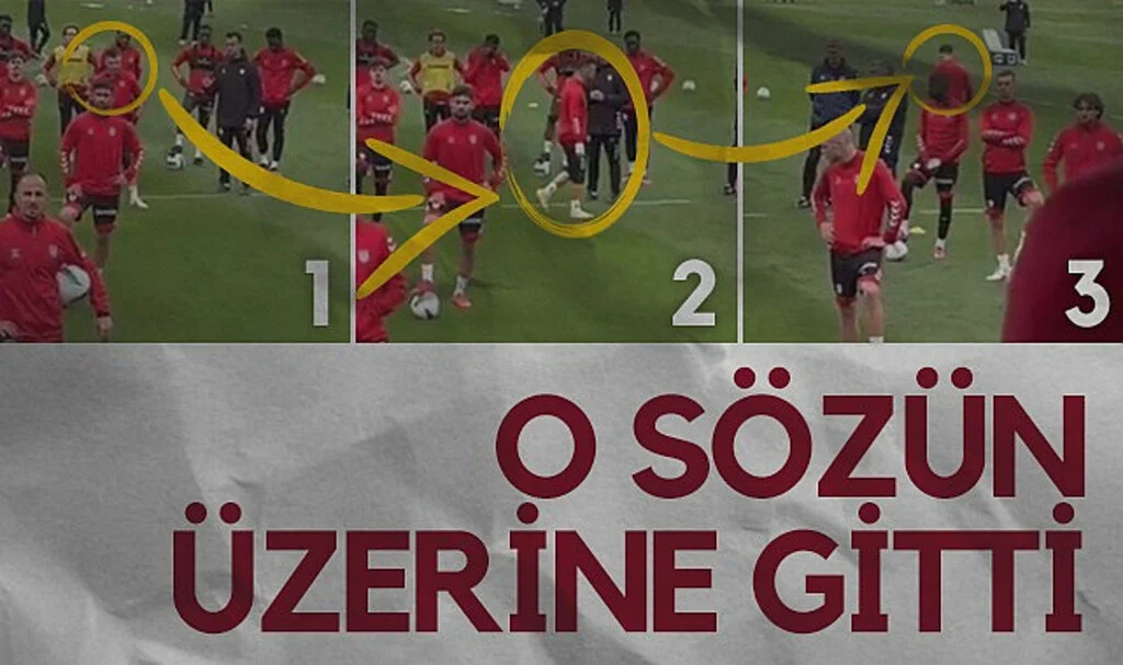 Samsunspor Antrenmanında Dikkat Çeken An! O Sözlerden Sonra Emre Kılınç Sahadan Uzaklaştı...